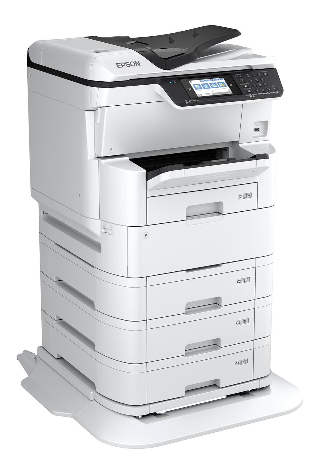 Impresora Epson WF-C878R trabajando sin parar